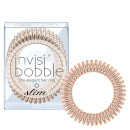 invisibobble Slim Elegant Hair Ties - Bronze (Pack of 3)