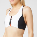 P.E Nation Women's Camber Sports Bra - White