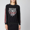 KENZO Women's Crepe Back Satin Tiger Sweatshirt - Black