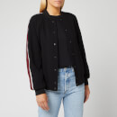 KENZO Women's Crepe Back Satin Bomber Jacket - Black