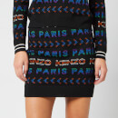 KENZO Women's Wool Allover Kenzo Jacquard Skirt - Multi