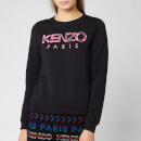 KENZO Women's Classic Cotton Moleton Sweatshirt - Black