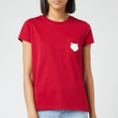 KENZO Women's Tiger Crest Cotton Single Jersey T-Shirt - Cherry