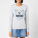 KENZO Women's Classic Tiger Light Moleton Sweatshirt - Pearl Grey