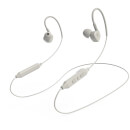 Mixx Memory Fit 5 Bluetooth Wireless Sports Earphones - White