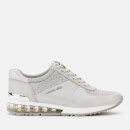 MICHAEL MICHAEL KORS Women's Allie Extreme Leather/Mesh Runner Style Trainers - Milk