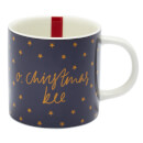 Joules Christmas Bee Mug - Navy