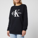 Calvin Klein Jeans Women's Monogram Logo Sweatshirt - CK Black