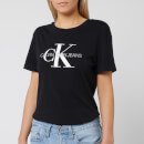 Calvin Klein Jeans Women's Monogram Logo Regular Fit T-Shirt - CK Black