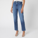 J Brand Women's Jules High Rise Straight Jeans - Metropole