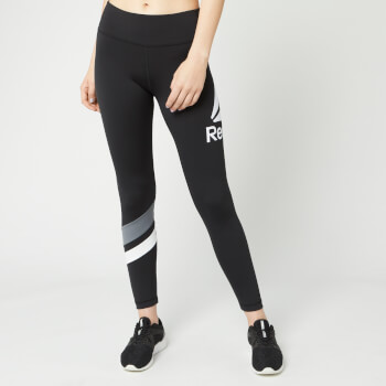 Reebok Women's WOR Big Delta Tights - Black