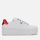 Tommy Jeans Women's Icon Textile Flatform Trainers - White