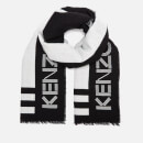 KENZO Sport Logo Scarf - Black