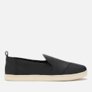 TOMS Women's Deconstructed Leather Alpargata Pumps - Black