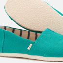 TOMS Women's Canvas Alpargata Espadrilles - Teal Heritage