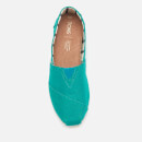 TOMS Women's Canvas Alpargata Espadrilles - Teal Heritage