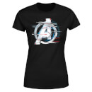 Avengers: Endgame White Logo Women's T-Shirt - Black