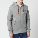 Superdry Men's Orange Label Hyper Pop Zip Hoody - Portland Charcoal Grit