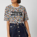 Superdry Women's Lilly Graphic T-Shirt - Liona Leopard