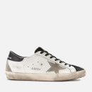Golden Goose Deluxe Brand Men's Superstar Leather Trainers - White Black Suede/Ice Star