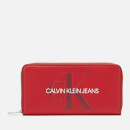 Calvin Klein Jeans Women's Large Ziparound Purse - Cherry