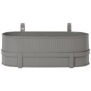 Ferm Living Bau Balcony Pot - Warm Grey