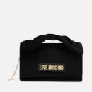 Love Moschino Women's Bow Handle Chain Bag - Black
