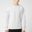 Superdry Men's Premium Goods Embossed Crew Sweatshirt - Ice Marl