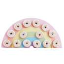 Ginger Ray Pastel Rainbow Donut Wall