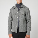 Maison Margiela Men's Vintage Herringbone Jacket - White and Black