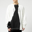 Maison Margiela Men's Ripped Print Sweatshirt - Off White