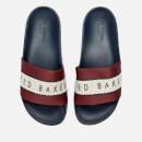 Ted Baker Men's Rastar Slide Sandals - Dark Red/Dark Blue