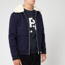 A.P.C. Men's Bronze Jacket - Marine Chine