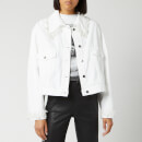 Christopher Kane Women's Pearl Denim Jacket - White
