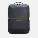 Tommy Hilfiger Men's Nylon Mix Backpack - Tommy Navy
