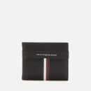 Tommy Hilfiger Men's Corporate Leather Mini Credit Card Wallet - Black
