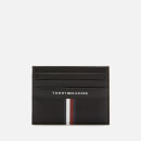 Tommy Hilfiger Men's Corporate Leather Mini Credit Card Holder - Black
