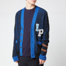 Lanvin Men's Varsity Cardigan - Anthracite Blue