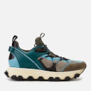 Lanvin Men's New Runner Trainers - Khaki/Blue