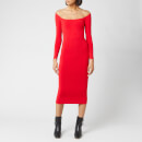 Alexander Wang Women's Long Sleeve Ankle Length Dress - Red