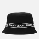 Tommy Jeans Men's Logo Tape Bucket Hat - Black