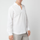Orlebar Brown Men's Ridley Waffle Shirt - White