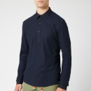 Orlebar Brown Men's Sebastian Long Sleeve Pique Polo Shirt - Navy