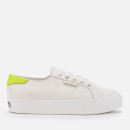 Superga Women's 2730 Nappasueu Trainers - White Yellow/Fluo