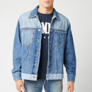 Tommy Jeans Men's Oversized Trucker Jacket - Care Mix Blue
