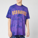 Dsquared2 Men's Bleached and Overdyed T-Shirt - Purple