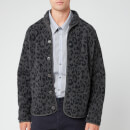 YMC Men's Leopard Beach Jacket - Charcoal/Navy