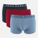 BOSS Men's 3 Pack Trunks - Blue/Burgundy