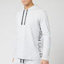 BOSS Men's Nightwear Identity Long Sleeve Hooded T-Shirt - Grey