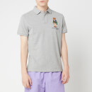 Polo Ralph Lauren Men's Bear Embroidered Polo Shirt - Andover Heather